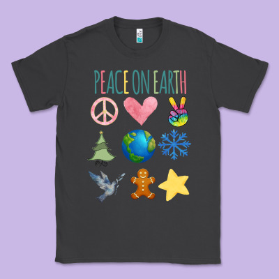 Peace On Earth Classic Tee Designed By Bettercallsaul