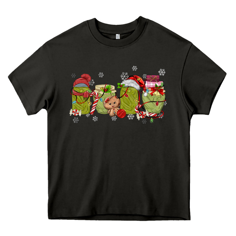 Canned Pickles Christmas Light Heavy Core Tee by MaliasSmallBusiness | Teevron