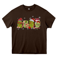 Chocolate Brown canned pickles christmas light Heavy Core Tee - MaliasSmallBusiness