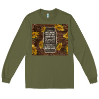Army Green we let the liquor talk with sunflowers Long Sleeve Tee - TumblerDesignByShophia