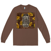 Chestnut we let the liquor talk with sunflowers Long Sleeve Tee - TumblerDesignByShophia
