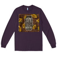 Plum we let the liquor talk with sunflowers Long Sleeve Tee - TumblerDesignByShophia