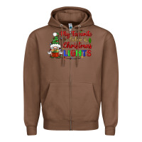 Chestnut my favorite color is christmas lights Zipper Hoodie - BundleAndBundleShop