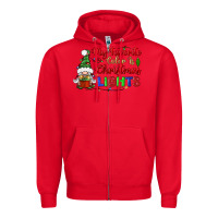 Red my favorite color is christmas lights Zipper Hoodie - BundleAndBundleShop