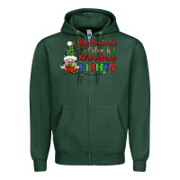 Sports Green my favorite color is christmas lights Zipper Hoodie - BundleAndBundleShop