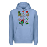 Colony Blue Daddy Elf Premium Hoodie - BundleAndBundleShop