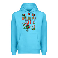Ocean Blue Daddy Elf Premium Hoodie - BundleAndBundleShop