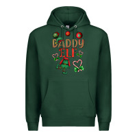 Sports Green Daddy Elf Premium Hoodie - BundleAndBundleShop