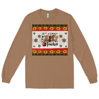Toasted Coconut very merry teacher Long Sleeve Tee - Jasminsmagicworld