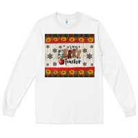 White very merry teacher Long Sleeve Tee - Jasminsmagicworld