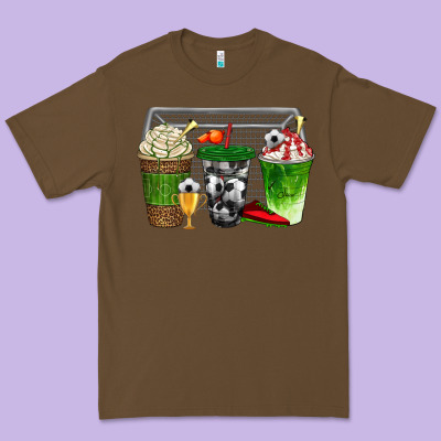 Soccer Coffee Cups Bbs Premium Tee Designed By Bundleandbundleshop