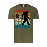 Vintage Olive banjo t  shirt banjo   banjo bigfoot t  shirt Vintage Tee - maiPhamDesign