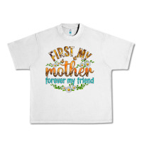 Lunar Rock First My Mother Forever My Friend with Daisies Urban Heavy Tee - texasbilliewilder