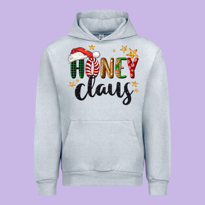 Honey Claus Christmas Urban Hoodie Designed By Barkaloodesign