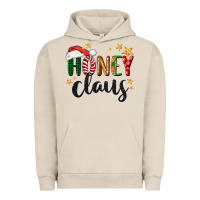 Pigment French Oak honey claus christmas Urban Hoodie - BarkalooDesign
