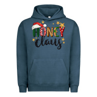 Pigment Midnight Navy honey claus christmas Urban Hoodie - BarkalooDesign