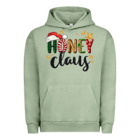 Pigment Oil Green honey claus christmas Urban Hoodie - BarkalooDesign