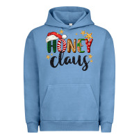 Pigment Pebble Blue honey claus christmas Urban Hoodie - BarkalooDesign