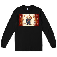 Black cartoon wizards Long Sleeve Tee - TumblerDesignByShophia
