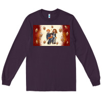 Plum cartoon wizards Long Sleeve Tee - TumblerDesignByShophia