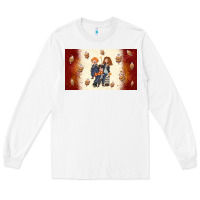 White cartoon wizards Long Sleeve Tee - TumblerDesignByShophia