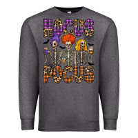 Charcoal Heather hocus pocus Premium Sweatshirt - CowhideDigitalArt