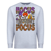 Heather Grey hocus pocus Premium Sweatshirt - CowhideDigitalArt