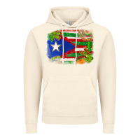 Vintage Artic Mexico and Puerto Rico flag Vintage Hoodie - texasbilliewilder
