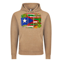 Vintage Coffee Mexico and Puerto Rico flag Vintage Hoodie - texasbilliewilder