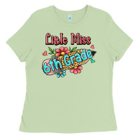 Matcha little miss sixth grade Ladies Tee - RanaPortraitStore