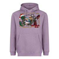 Lavender joy Christmas Heavyweight Hoodie - CowhideDigitalArt