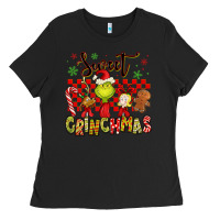 Black grinchmas Ladies Tee - MaliasSmallBusiness