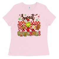 Bubblegum Pink grinchmas Ladies Tee - MaliasSmallBusiness