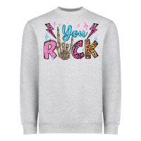 You Rock Valentine's Day Olivia Heavyweight Sweatshirt | Teevron