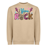 Mushroom you rock valentine's day olivia Heavyweight Sweatshirt - OliviaCreatesArt