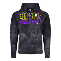 Cloud Black Mardi Gras Dental Assistant Vintage Hoodie - NancyCooperArtShop