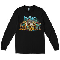Black Horse Mom Long Sleeve Tee - HowdyJamesFarm