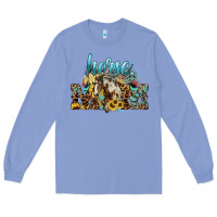 Colony Blue Horse Mom Long Sleeve Tee - HowdyJamesFarm