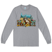 Heather Grey Horse Mom Long Sleeve Tee - HowdyJamesFarm
