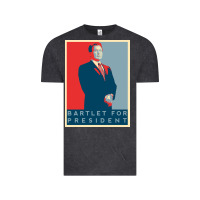Vintage Black Bartlet For President Lover Gift Vintage Tee - maiPhamDesign
