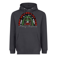 Smoke Merry Christmas rainbow Heavyweight Hoodie - CowhideDigitalArt