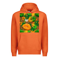 Carrot Irish lips seamless pattern digital paper Premium Hoodie - BundleAndBundleShop