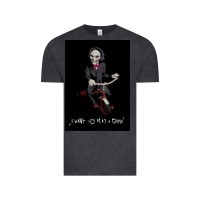 Vintage Black Saw I Want To Play A Game Picture Vintage Tee - maiPhamDesign
