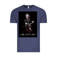 Vintage Denim Saw I Want To Play A Game Picture Vintage Tee - maiPhamDesign