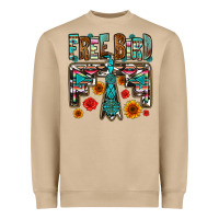 Mushroom western free bird Heavyweight Sweatshirt - OliviaCreatesArt