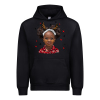 Black christmas african girl Urban Hoodie - BarkalooDesign