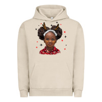 Pigment French Oak christmas african girl Urban Hoodie - BarkalooDesign