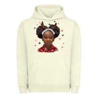 Pigment Pistachio christmas african girl Urban Hoodie - BarkalooDesign