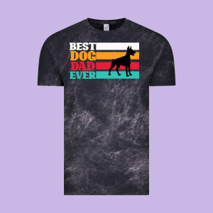 Best Dog Dad Ever Vintage Tee Designed By Bettercallsaul