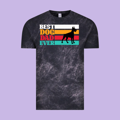 Best Dog Dad Ever Vintage Tee Designed By Bettercallsaul
